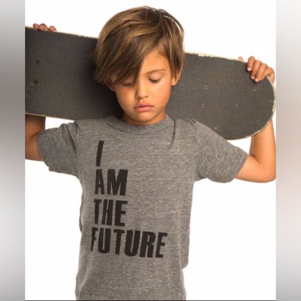 Chaser I am the future graphic t-shirt size 4 kids